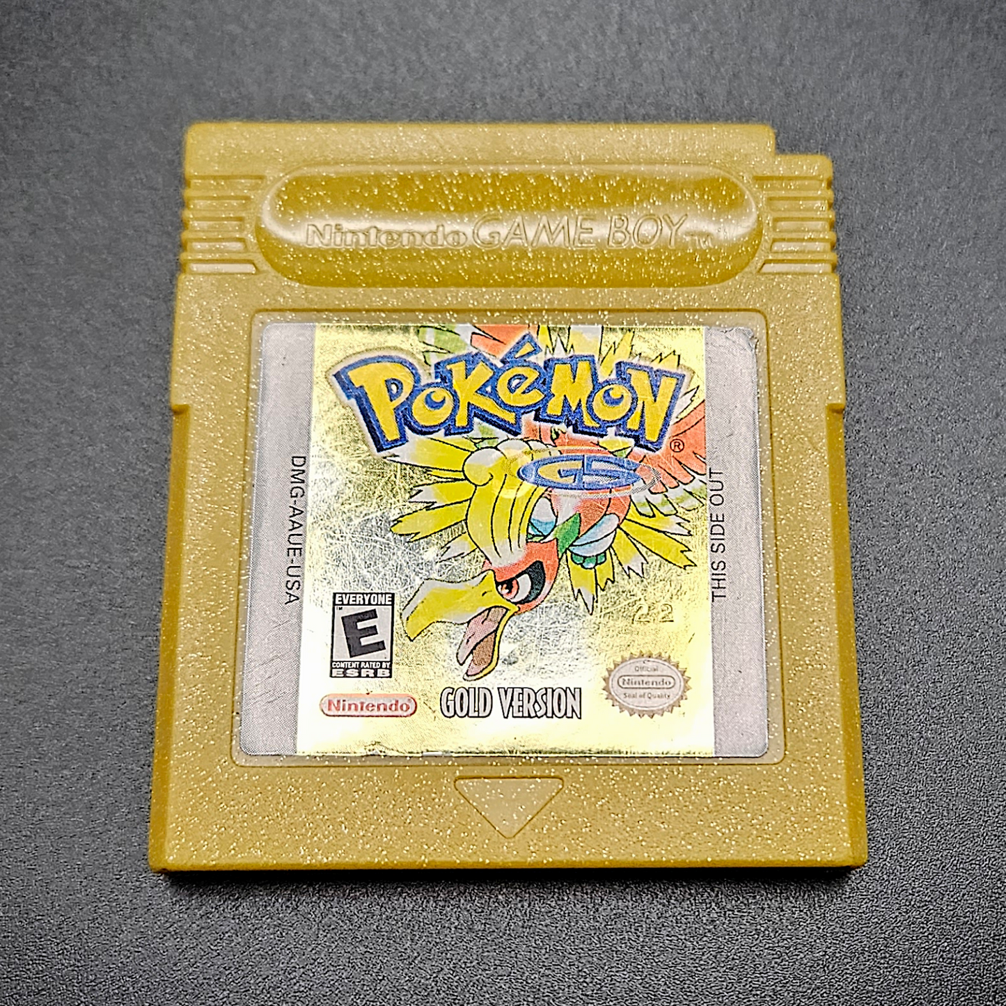 OUTLET - "Pokemon Gold Version" Gameboy Color game cartridge
