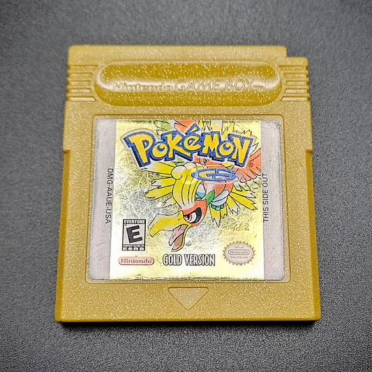 OUTLET - "Pokemon Gold Version" Gameboy Color game cartridge